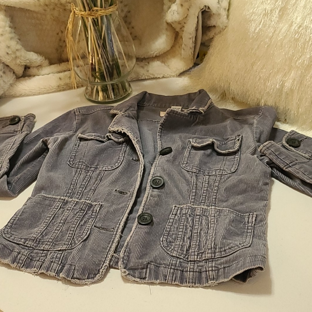 Corduroy gray jacket